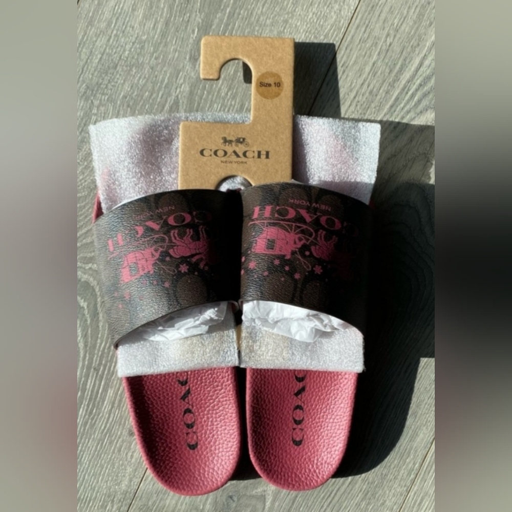 Coach | Uli Sport Slide In Signature Canvas With Horse And Carriage | Wo…